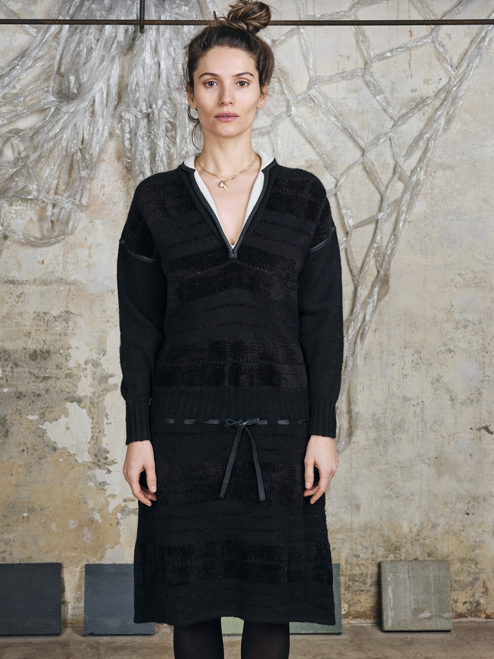 Courreges Kleid Chenille