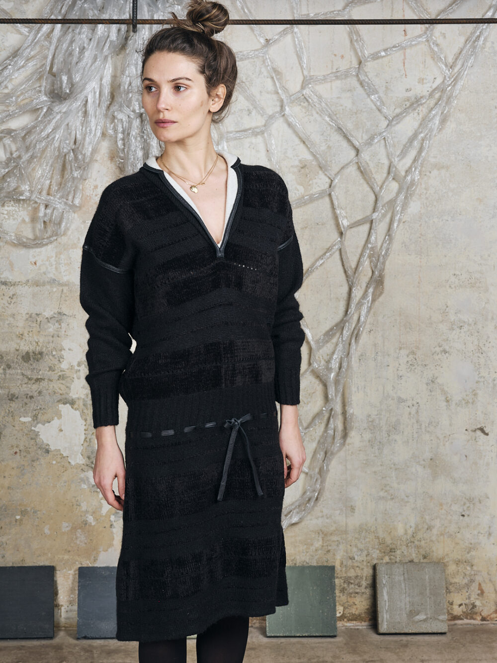 Courreges Kleid Chenille – Bild 2