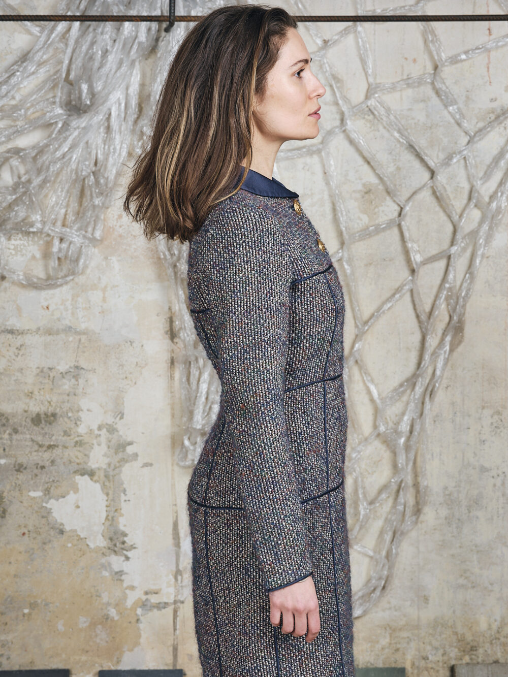 Rochas tweed Kleid – Bild 5