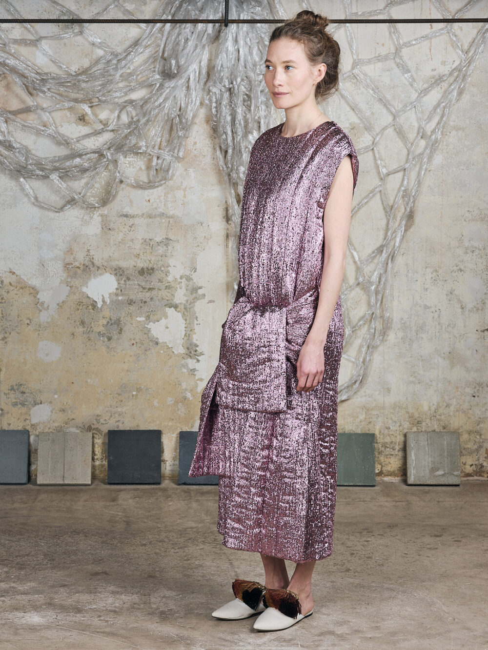 Jil Sander (Raf Simons) Glitter Kleid – Bild 2