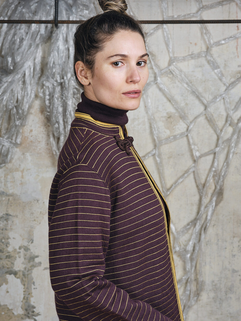 Yves Saint Laurent Twin Set Cashmere mit Posamenten – Bild 3
