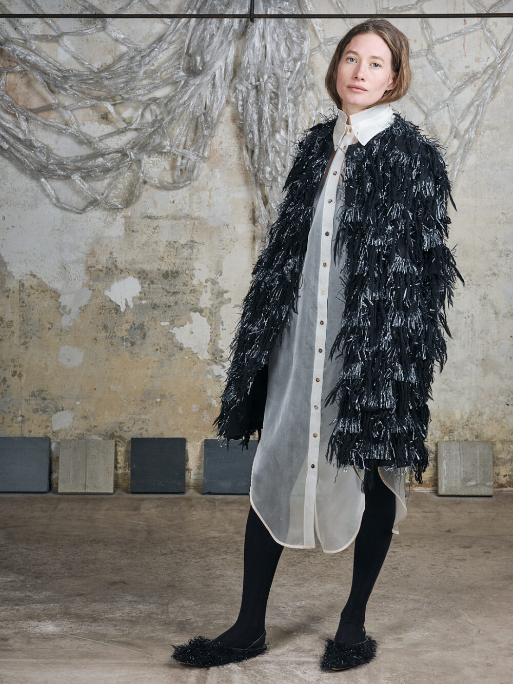 Dries van Noten Fransen Mantel – Bild 3