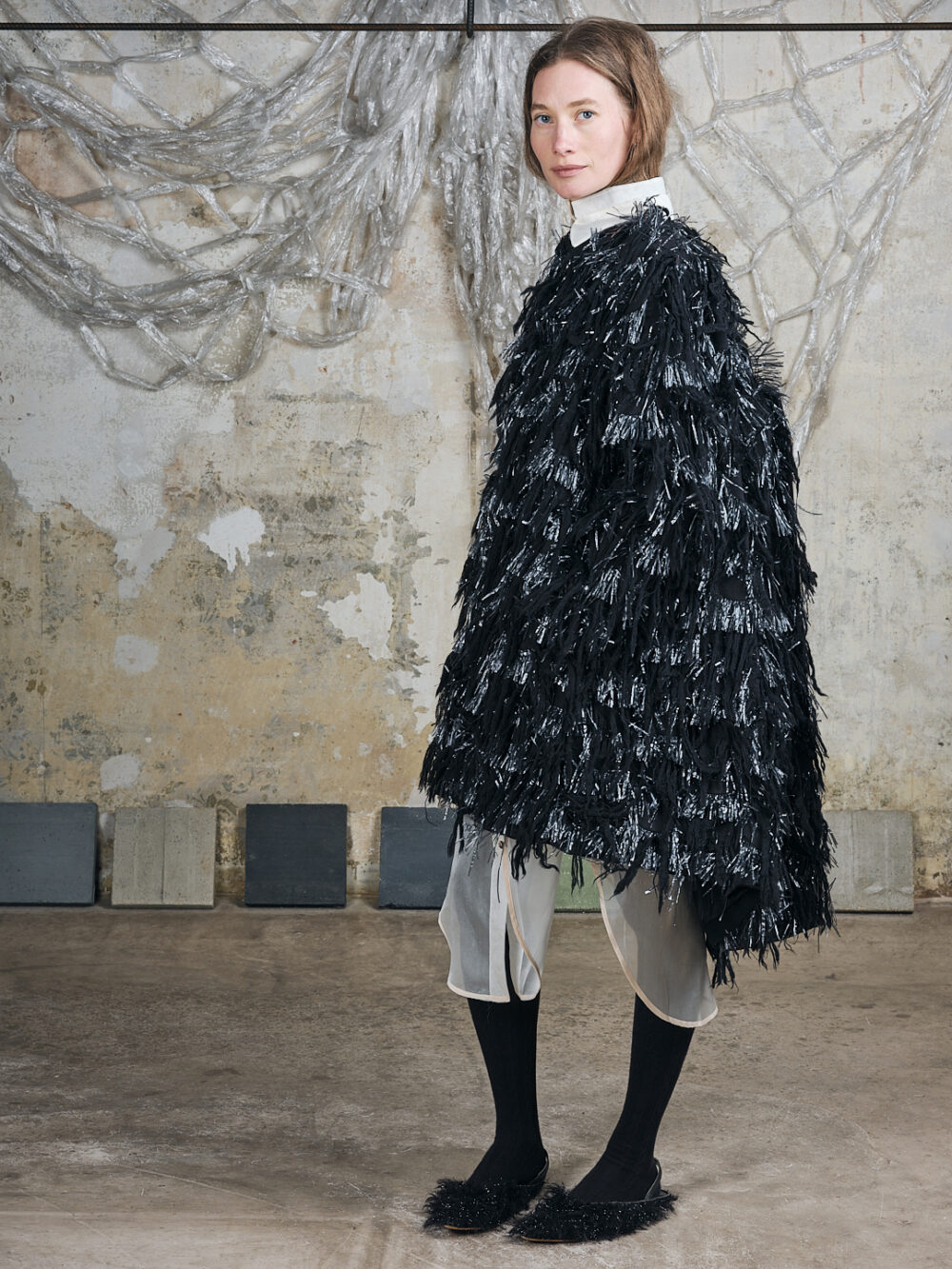 Dries van Noten Fransen Mantel – Bild 2
