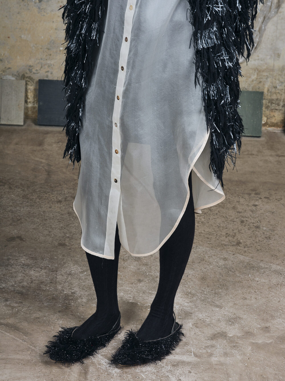 Seiden-Organza Hemdkleid – Bild 3