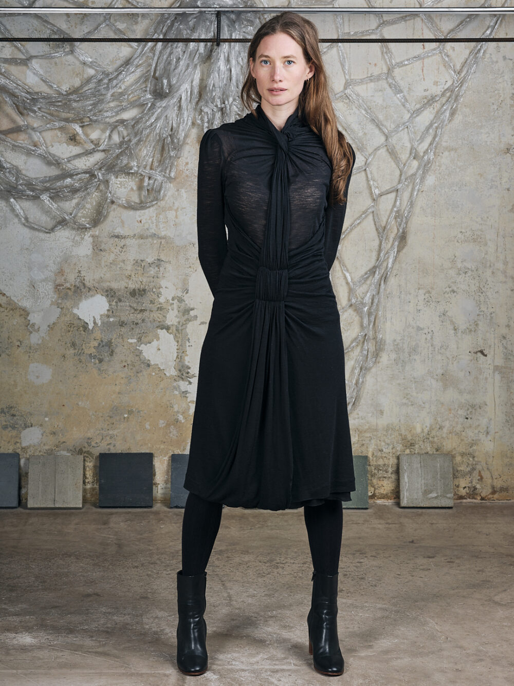 Alberta Ferretti drapiertes Kleid