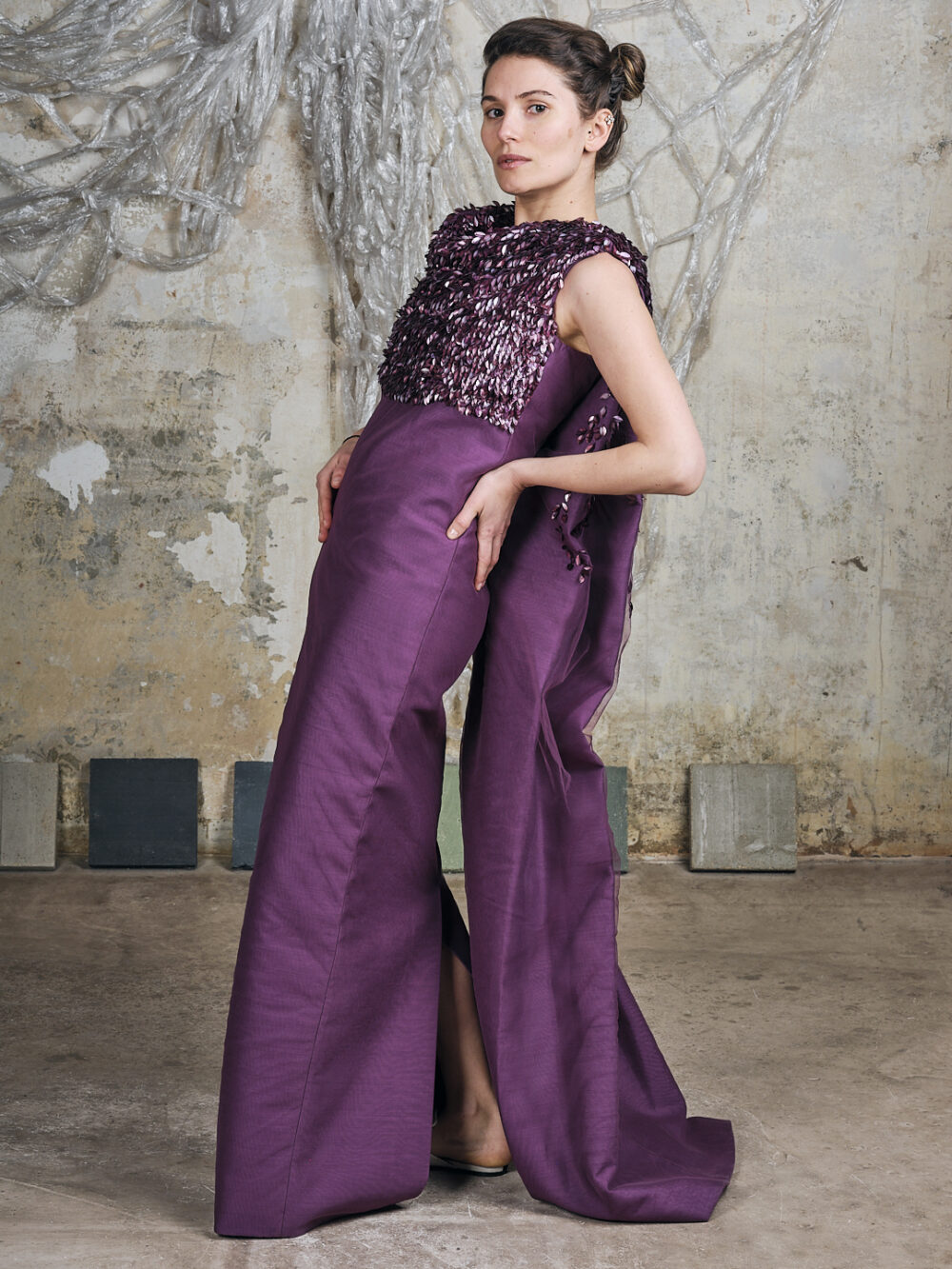 Abendrobe Dsquared mit Pailletten