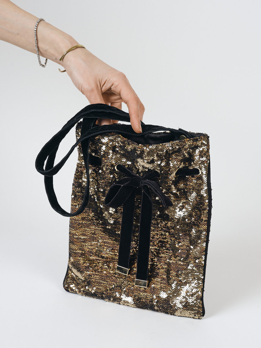 Alberta Ferretti Pailletten Täschchen – Bild 2