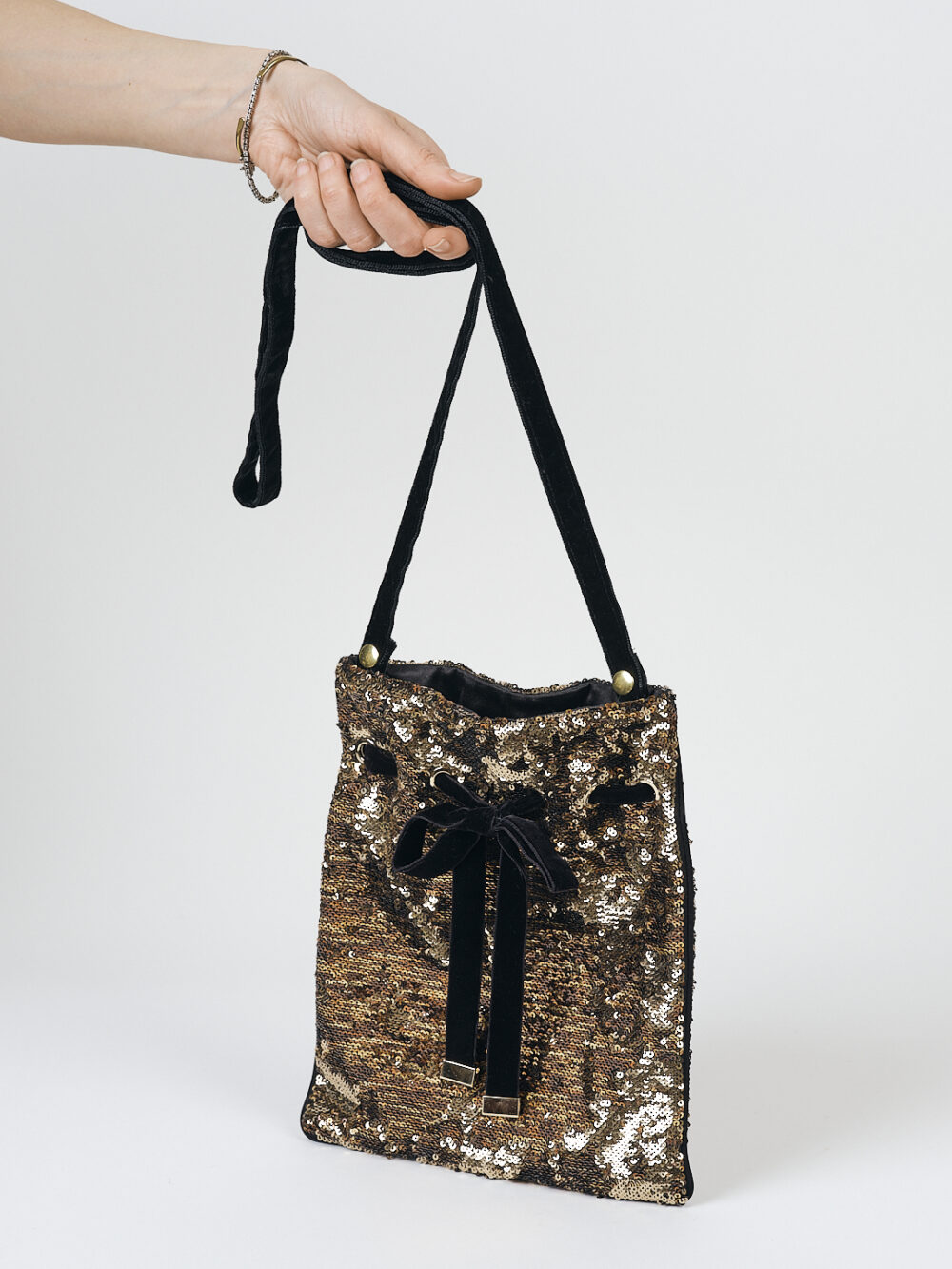 Alberta Ferretti Pailletten Täschchen